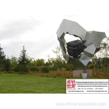 Carving Kinetic Stainless Steel Sculpture